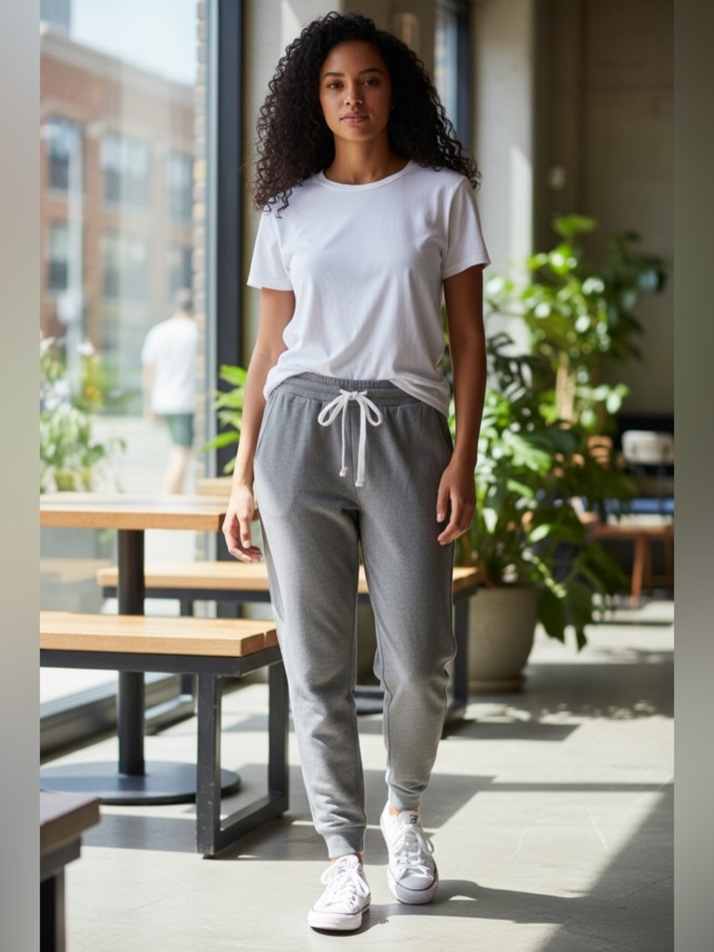 Vuori Taupe/Heather Jogger Track Pants
